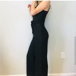 NWOT Tart Black wide leg jumpsuit